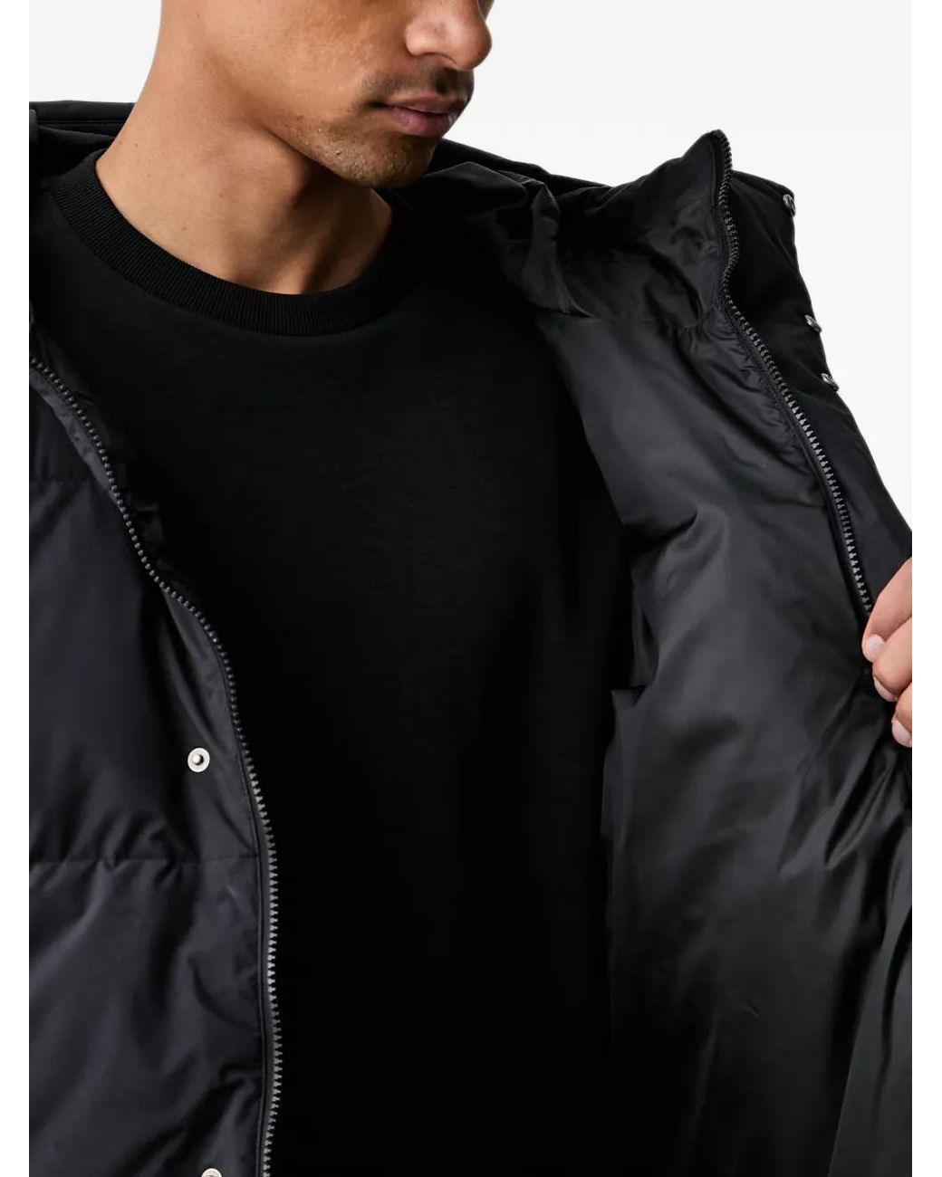 Adidas Helionic Gewatteerd Jack Met Capuchon in het Black voor heren