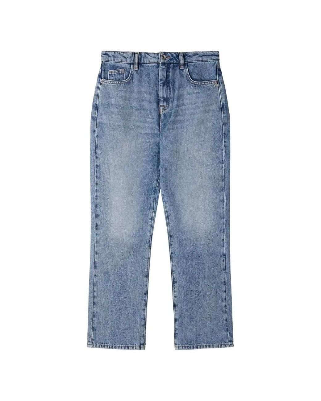 Patrizia Pepe Blue Straight-Fit Jeans