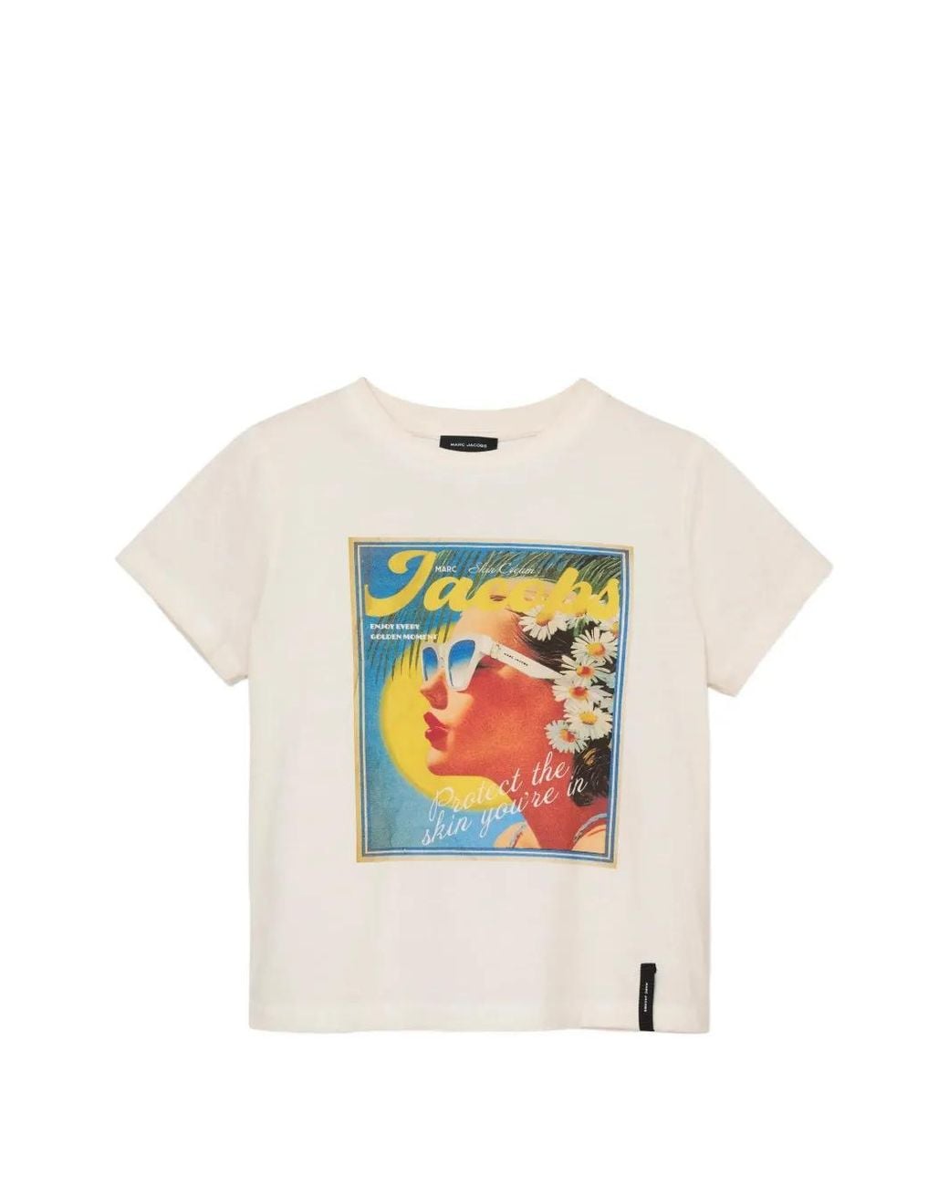 Marc Jacobs White Sun Poster Femme T-Shirt