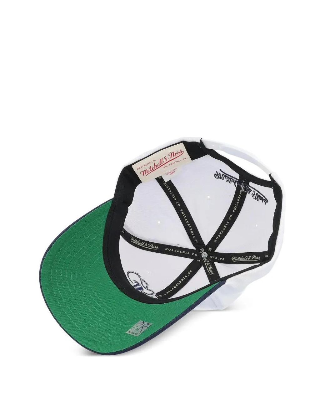 Mitchell & Ness White Casquette À Logo Team for men
