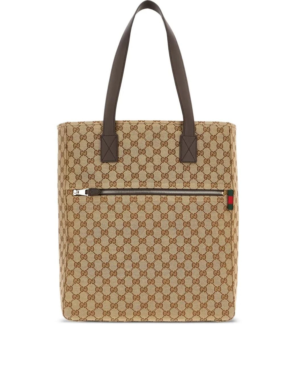 Gucci Natural Medium Gg Canvas Monogram Tote Bag for men
