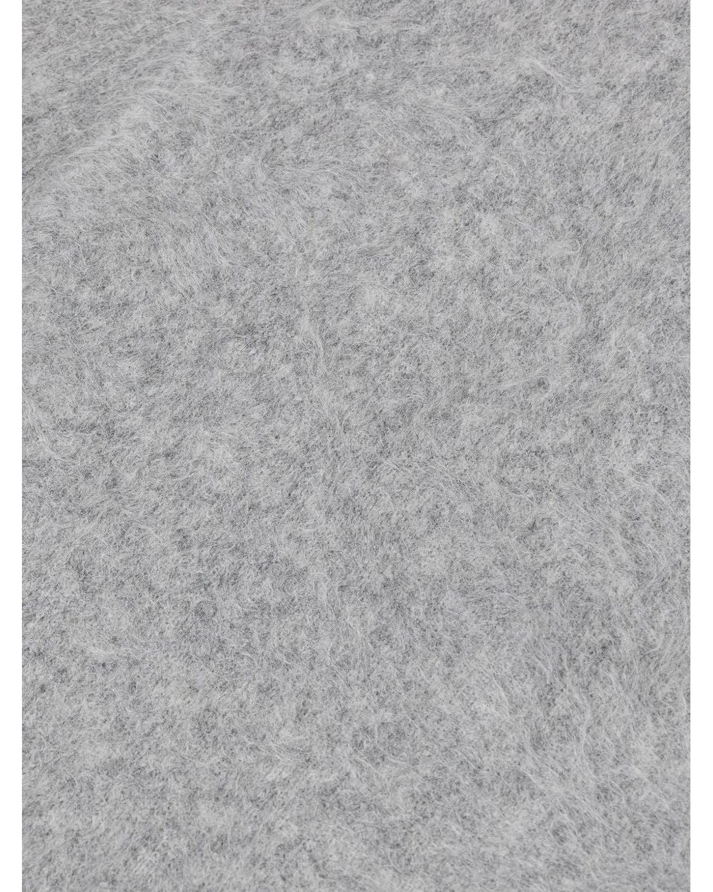 IRO Gray Gestrickte Mütze Mit Logo