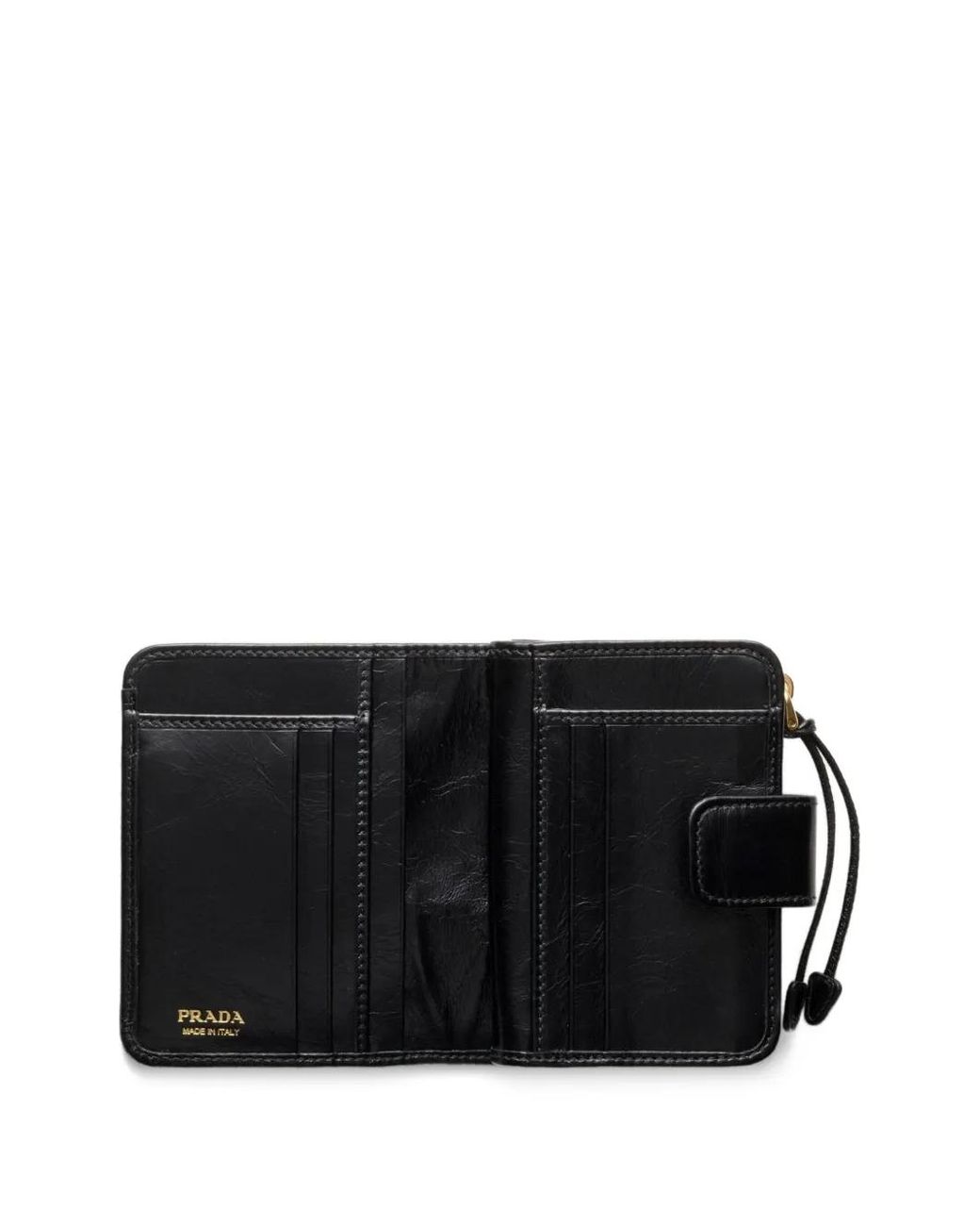 Prada Black Small Leather Wallet