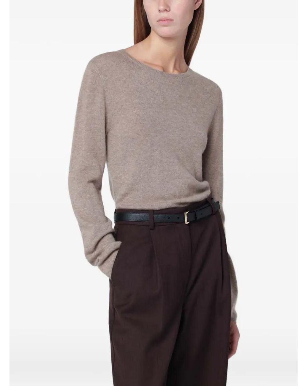 Almada Label Gray Awa Crew-Neck Sweater