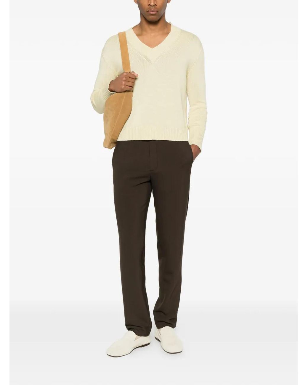 Sandro Gray Jersey Pants for men