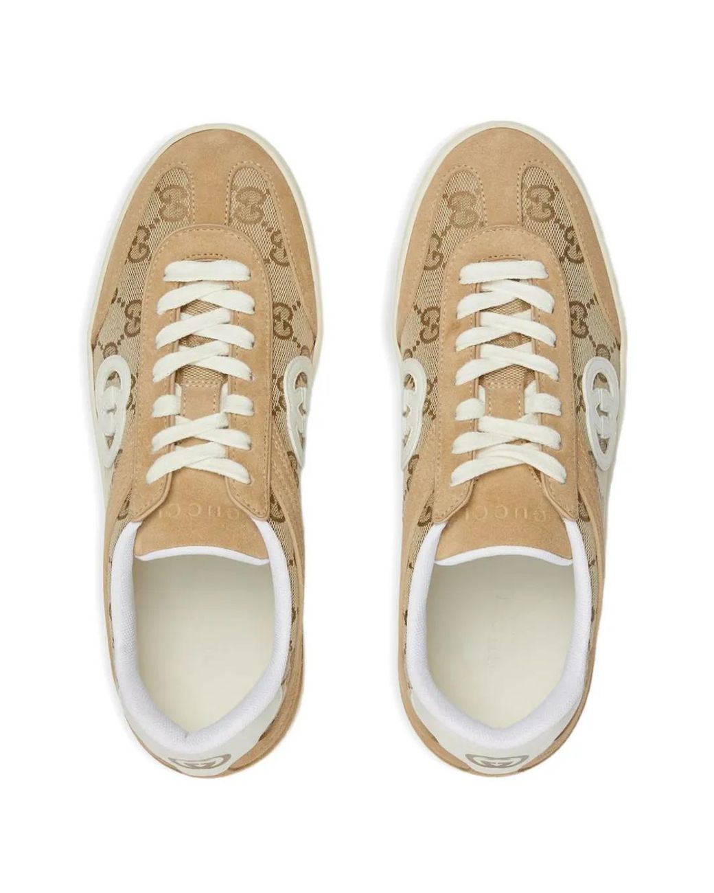 Gucci White G75 Gg Sneakers