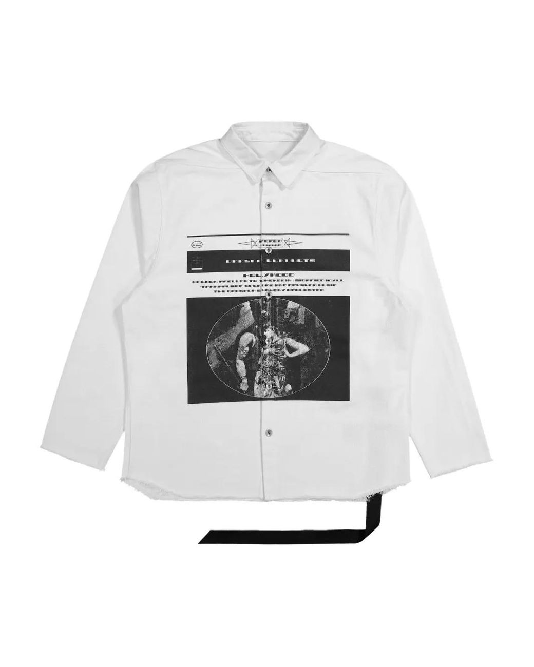 メンズ Rick Owens Jumbo シャツジャケット ホワイト | Lyst