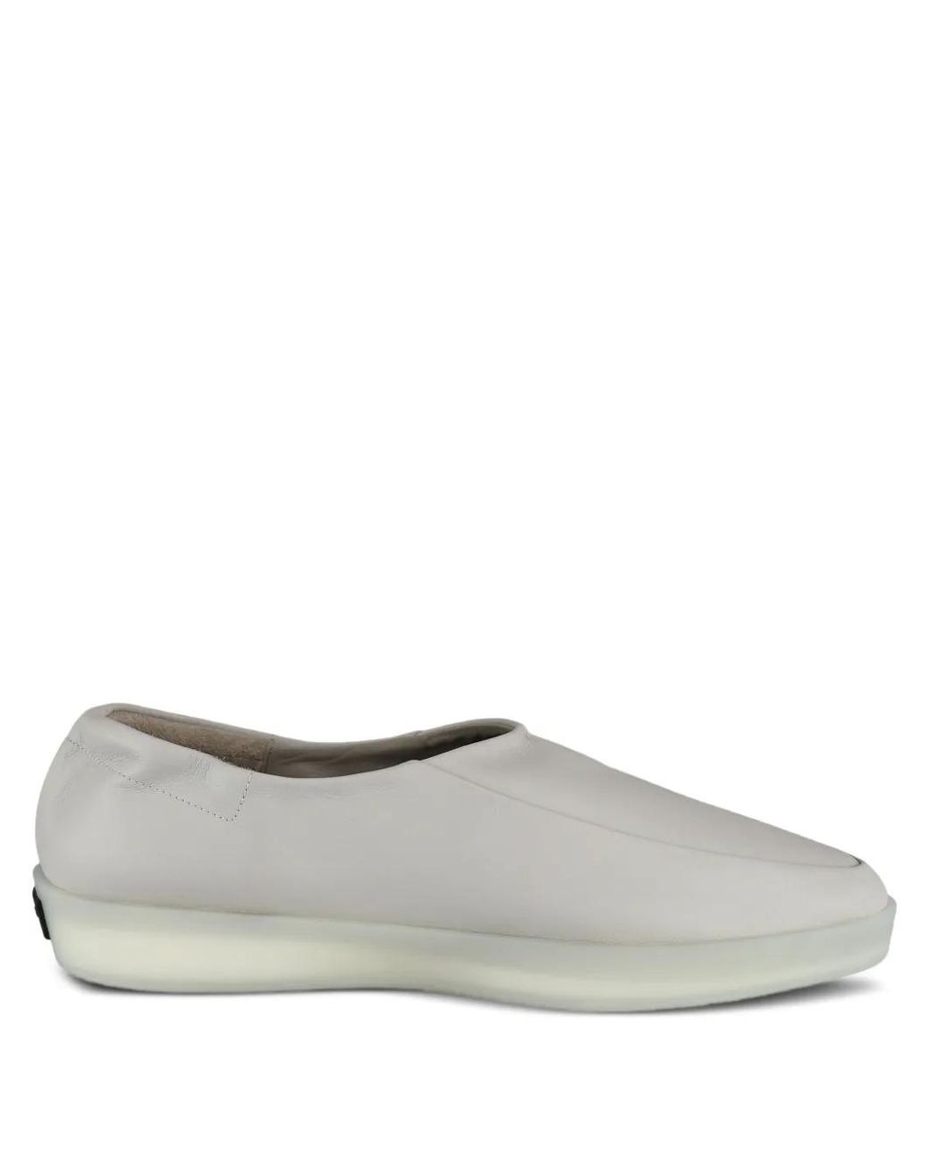 Fear Of God Gray Leather Slip-Ons for men