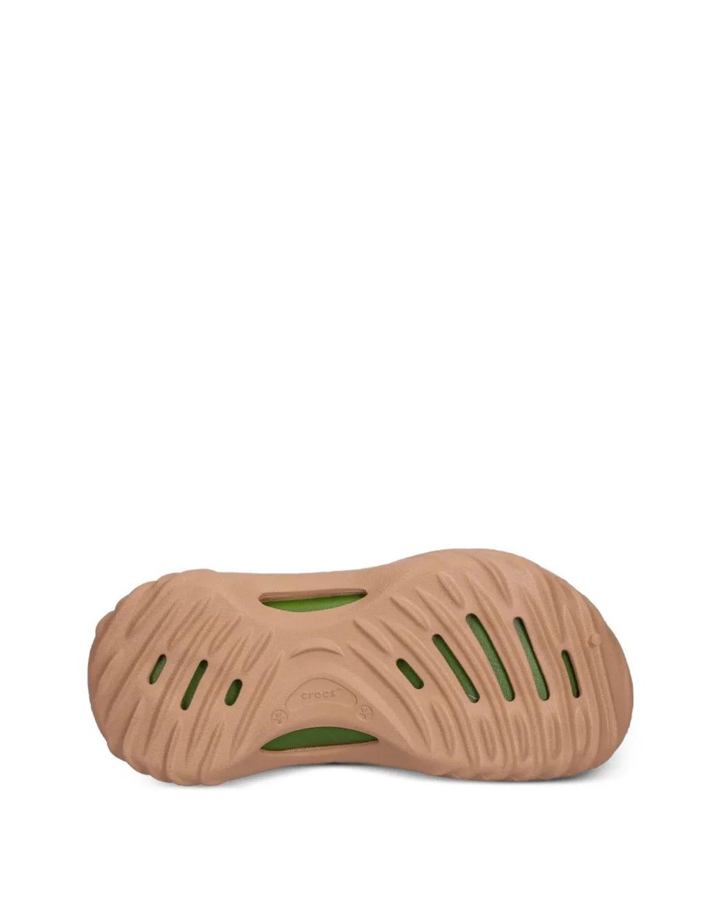 CROCSTM Brown Ridged Slides