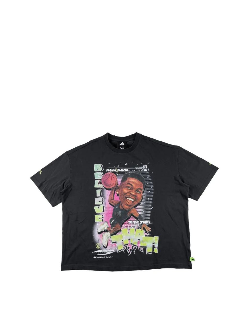 HELLSTAR Black Anthony Edwards T-Shirt for men