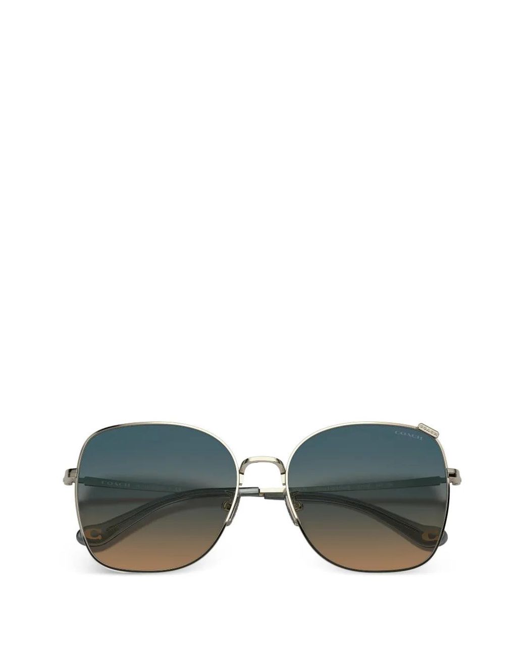 Coach HC8320 C6180 Women\'s Oversized Square Sunglasses -New COACH Hc8320 C6180 Square-Frame Sunglasses in Brown | Lyst main image 3