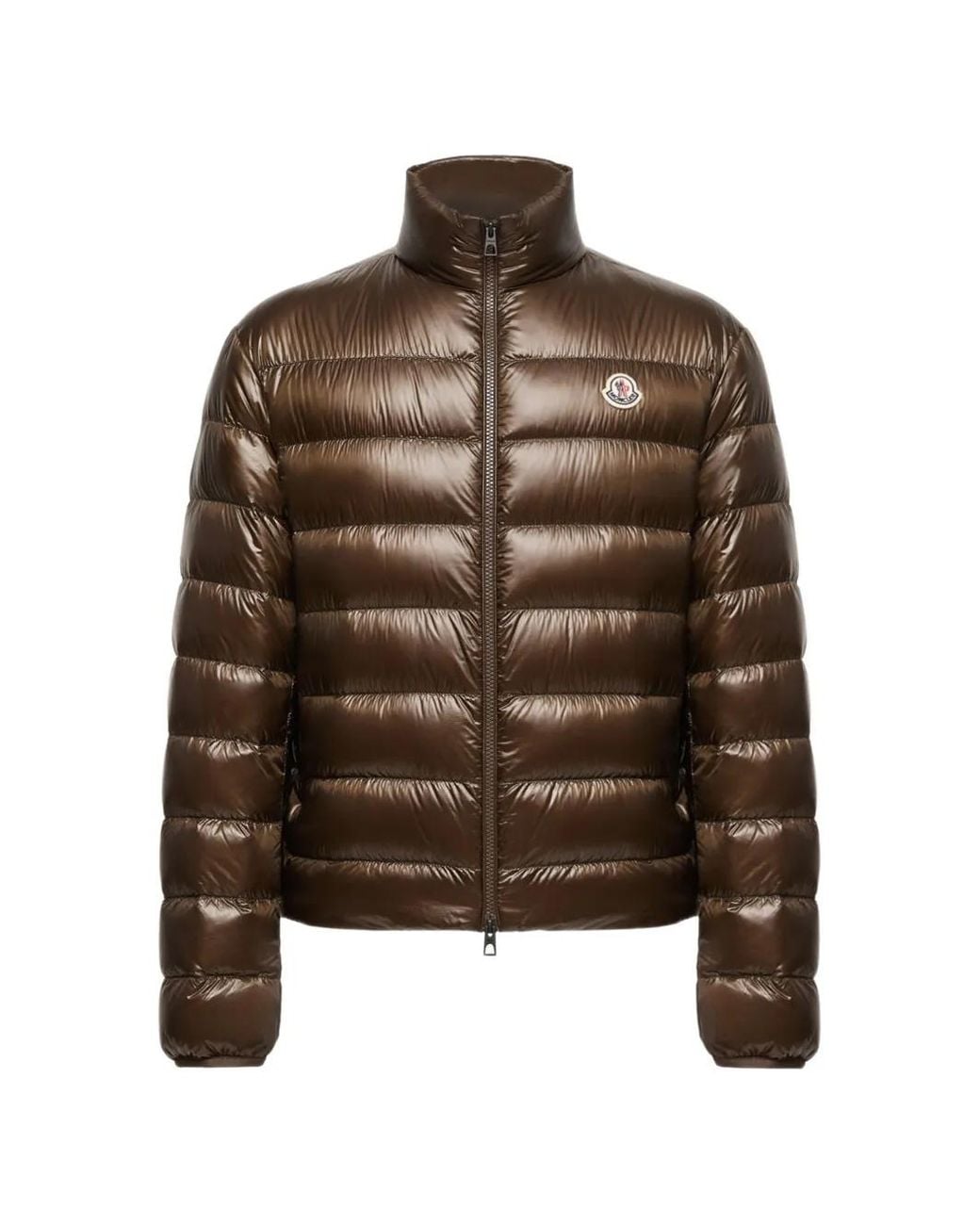 Moncler Brown Sergesta Packable Short Down Jacket for men