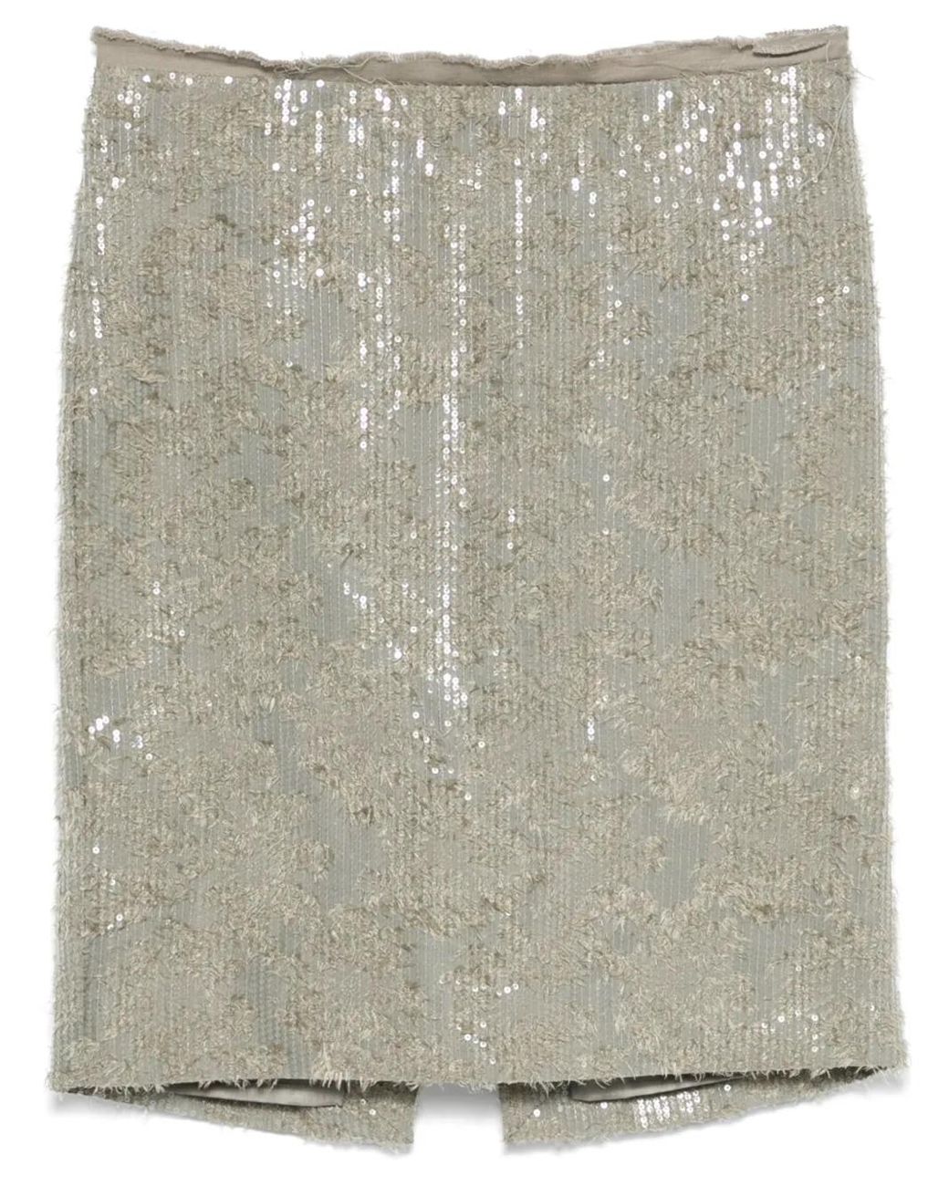 Dorothee Schumacher Gray Sequinned Mini Skirt