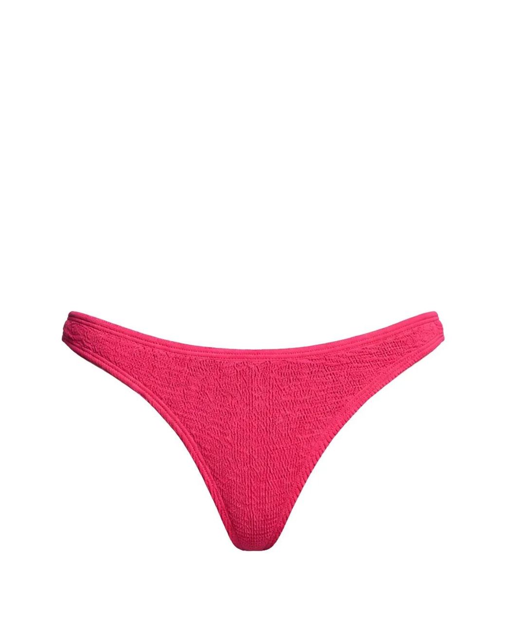 Bas De Bikini Texturé Bondeye en coloris Pink