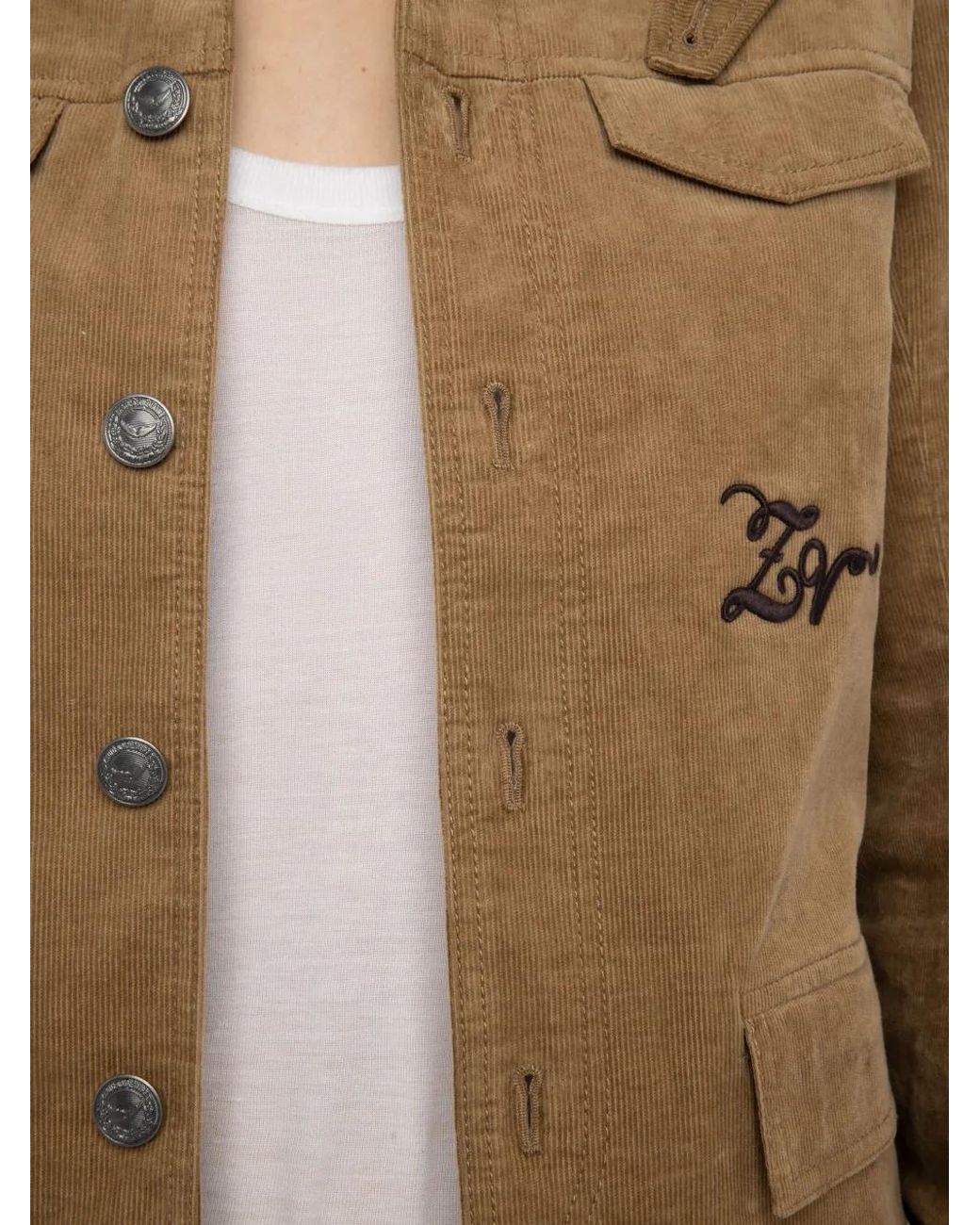Zadig & Voltaire Brown Veram Jacket
