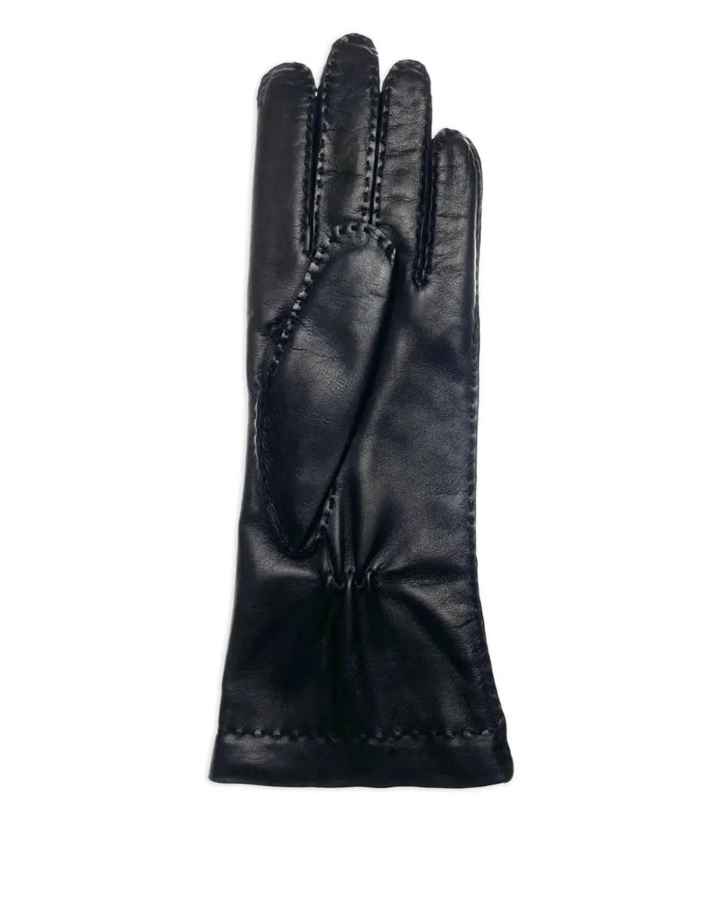 Restelli Restelli Leather Gloves in Black | Lyst
