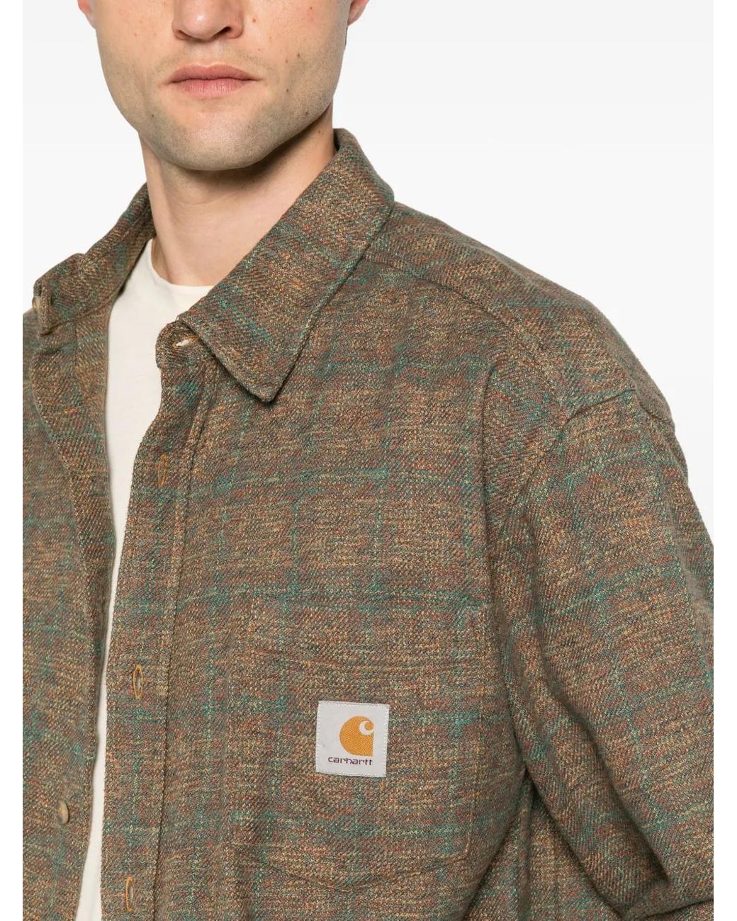 Carhartt Brown Bagley Check Shirt for men