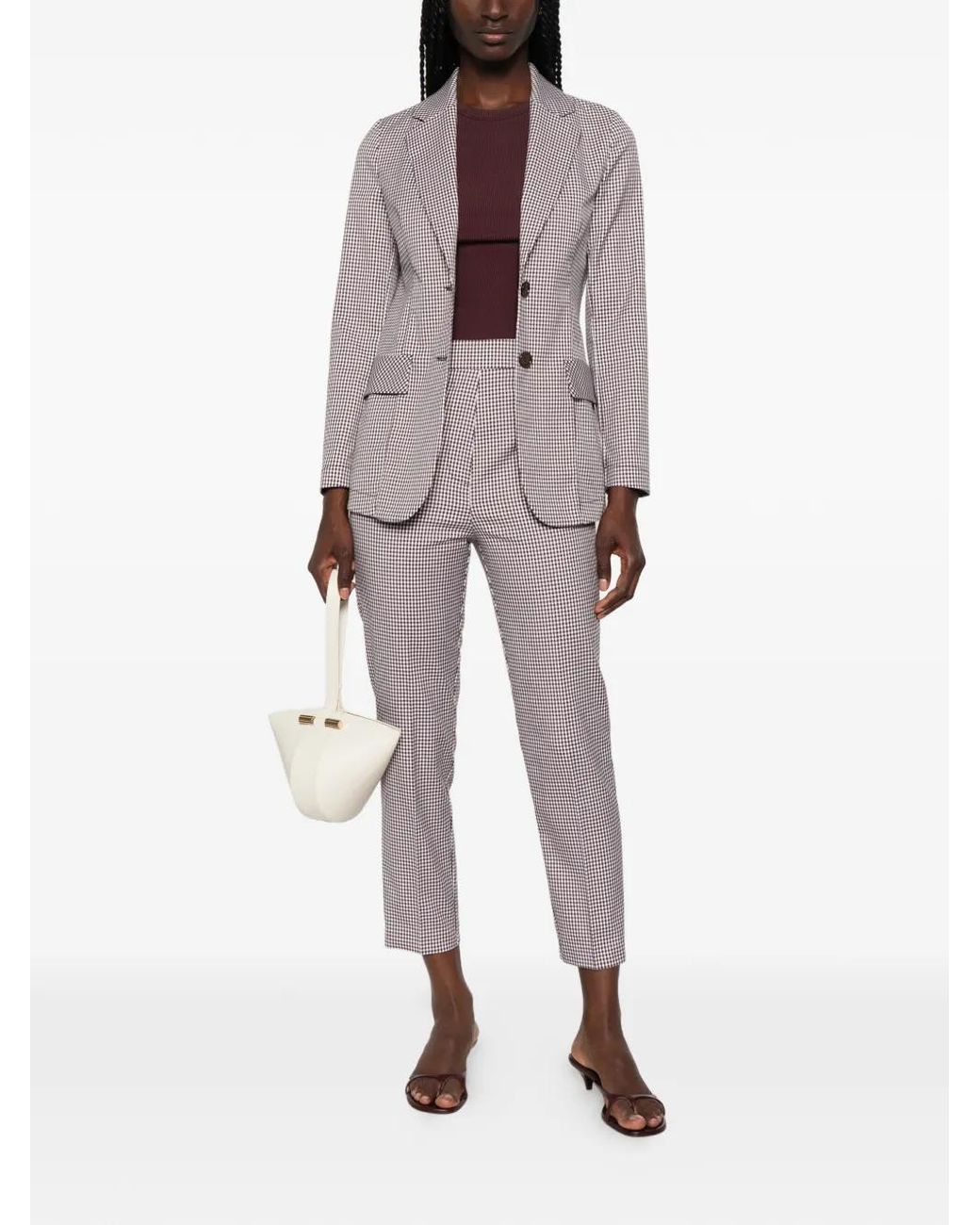 Carla G Gray Checked Trousers