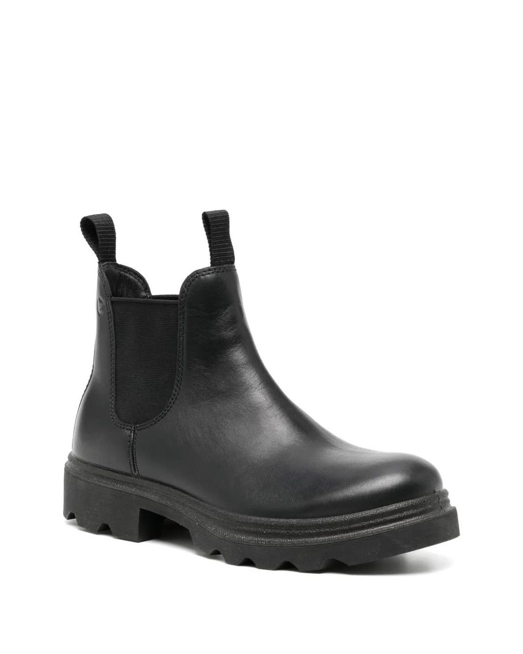 Ecco Black Grainer Chelsea Boot for men