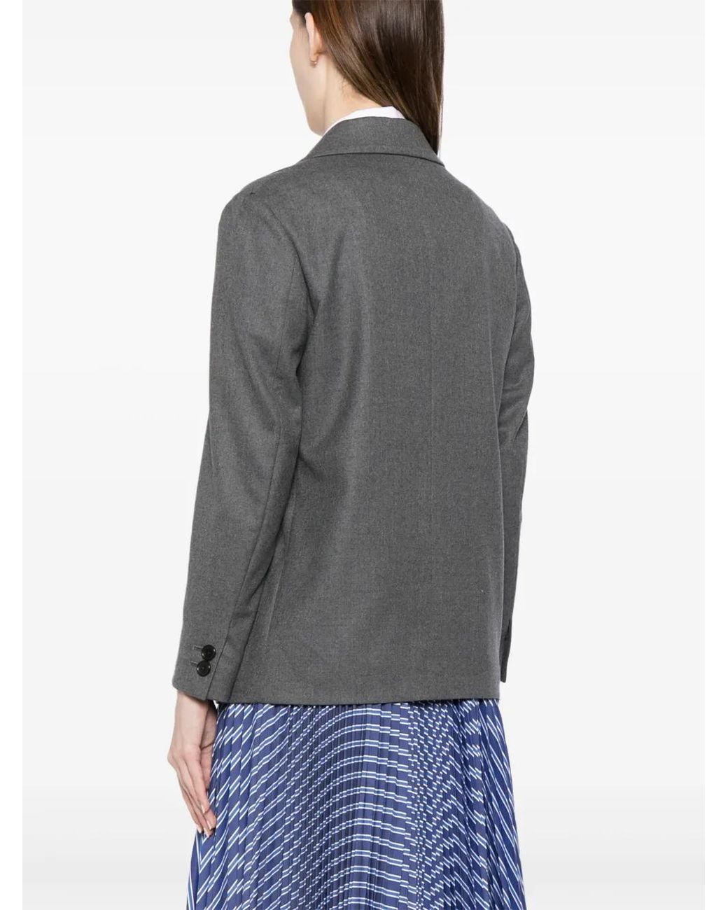 Undercover Gray Single-Breasted Blazer