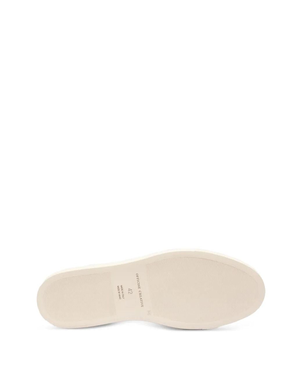 Officine Creative White Sisso 001 Leather Sneakers for men