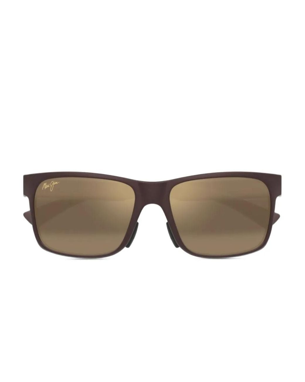 Maui Jim Brown Rectangle-Frame Sunglasses for men