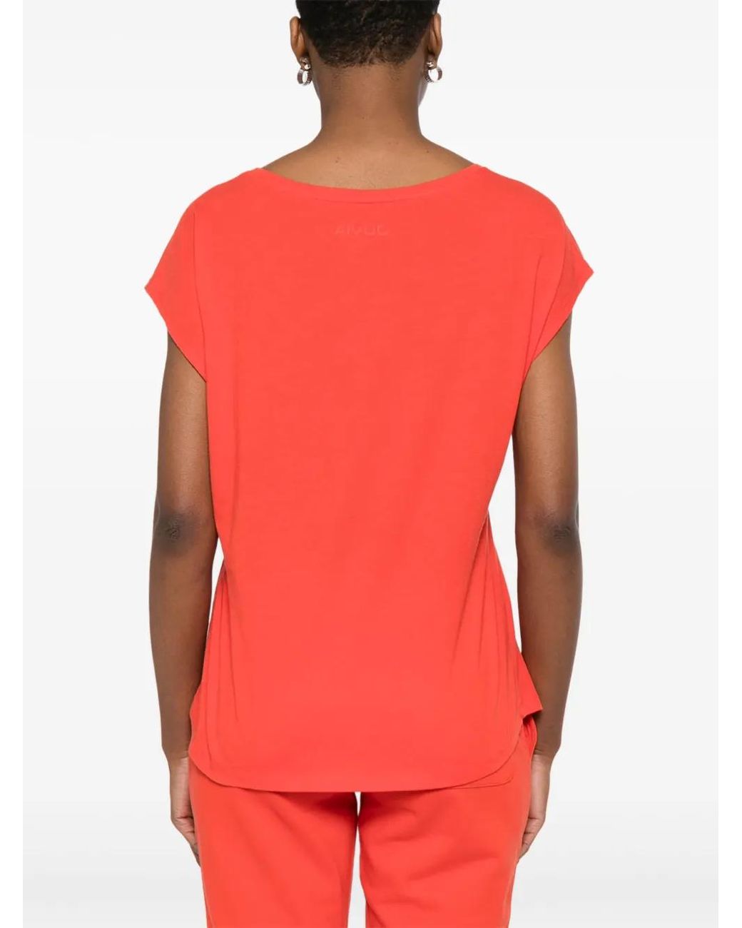 Juvia Red Cotton T-Shirt