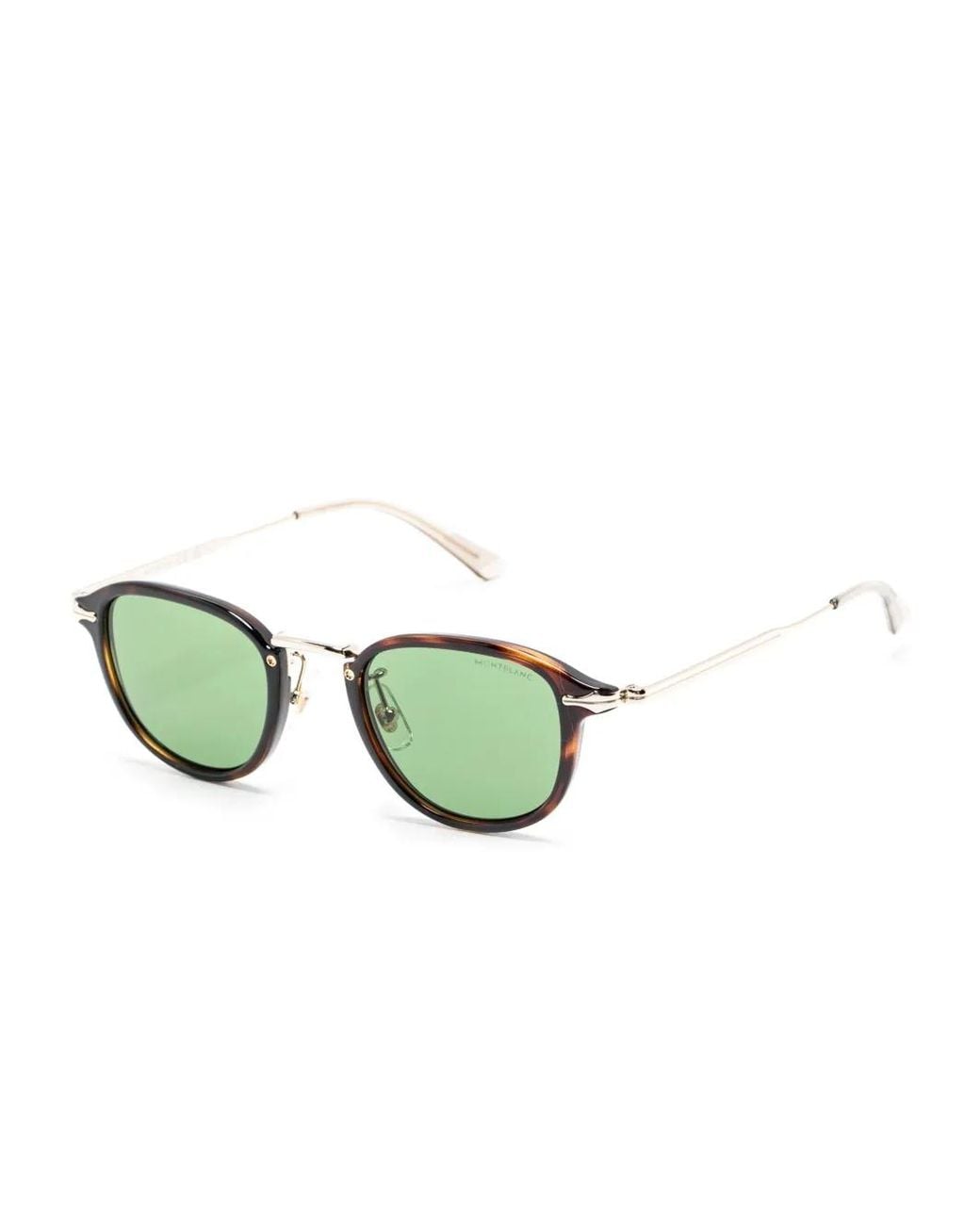 Montblanc Green Square-Frame Sunglasses for men