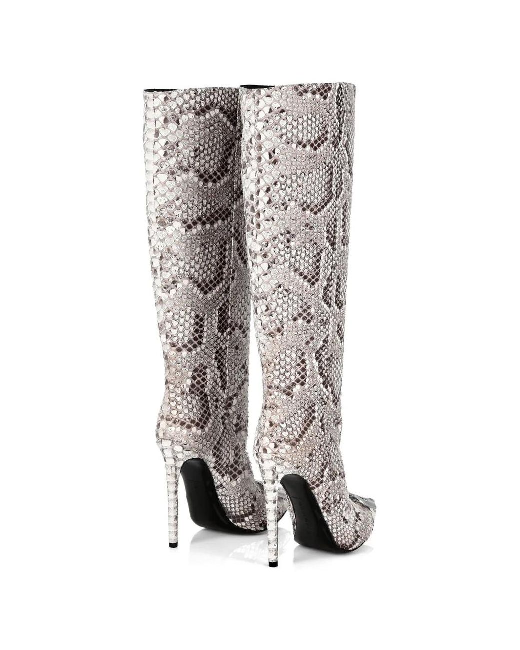 Stivali Plein Medi di Philipp Plein in White