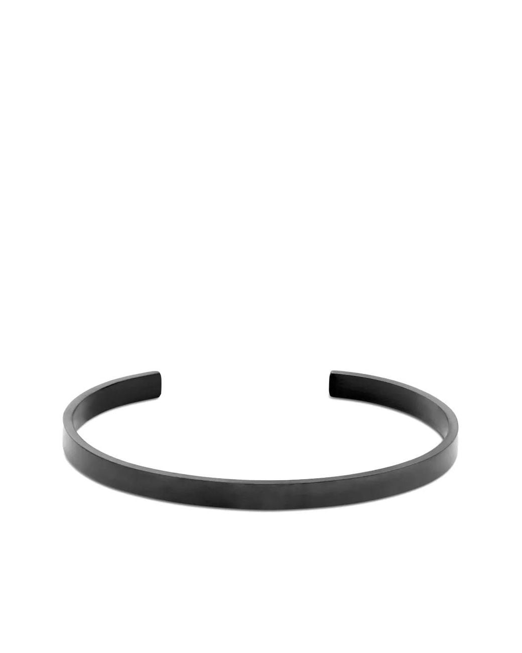 Roderer White Stainless Steel Cuff Bracelet for men