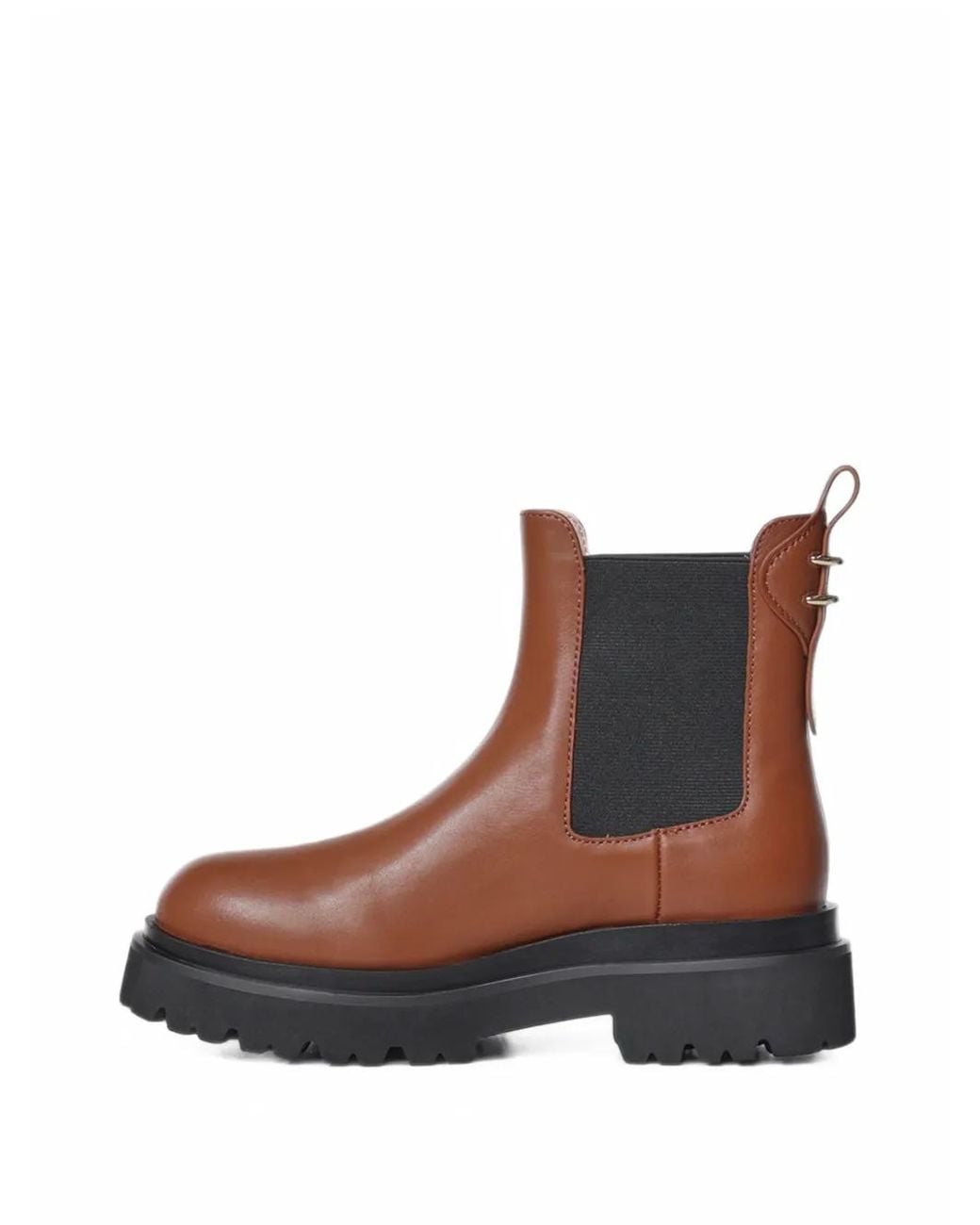 Coccinelle Brown Chunky-Sole Chelsea Boots