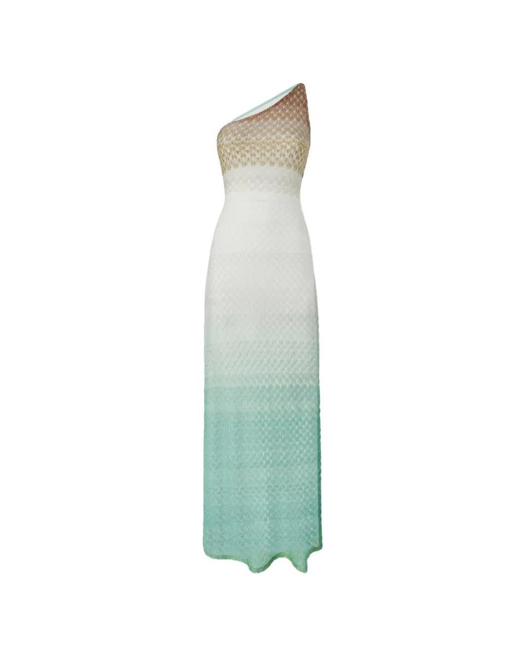 Missoni Blue One-Shoulder Dress
