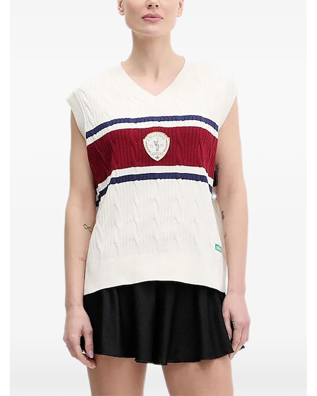 Jersey A Rayas Adidas de color White