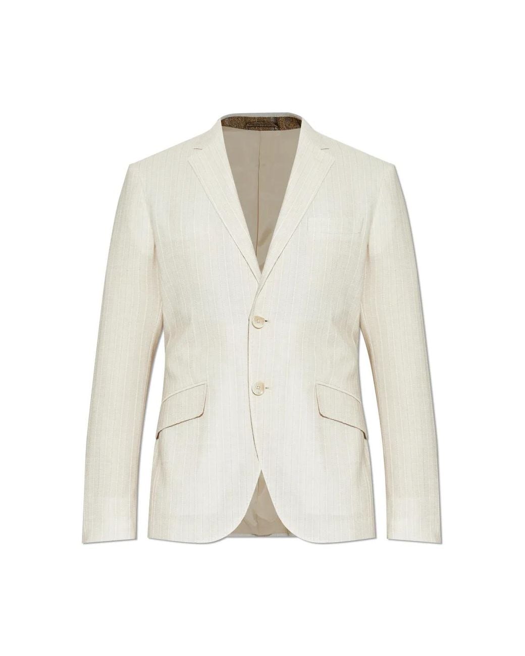 Etro White Blazer With Striped Pattern for men
