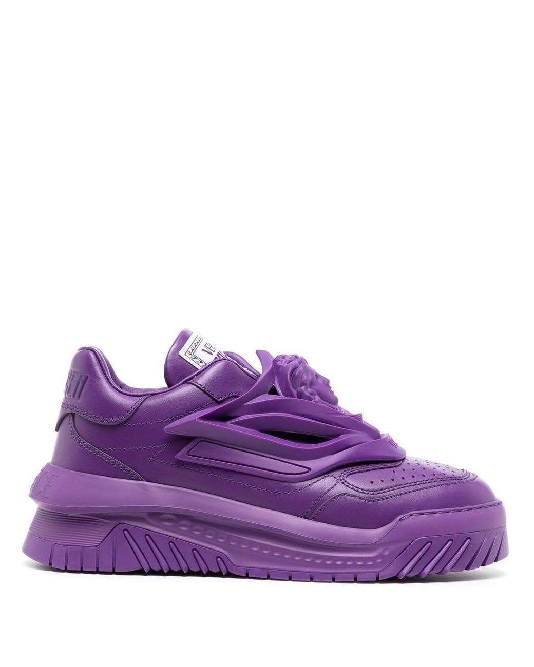 Versace Odissea Chunky-sole Sneakers in Purple | Lyst