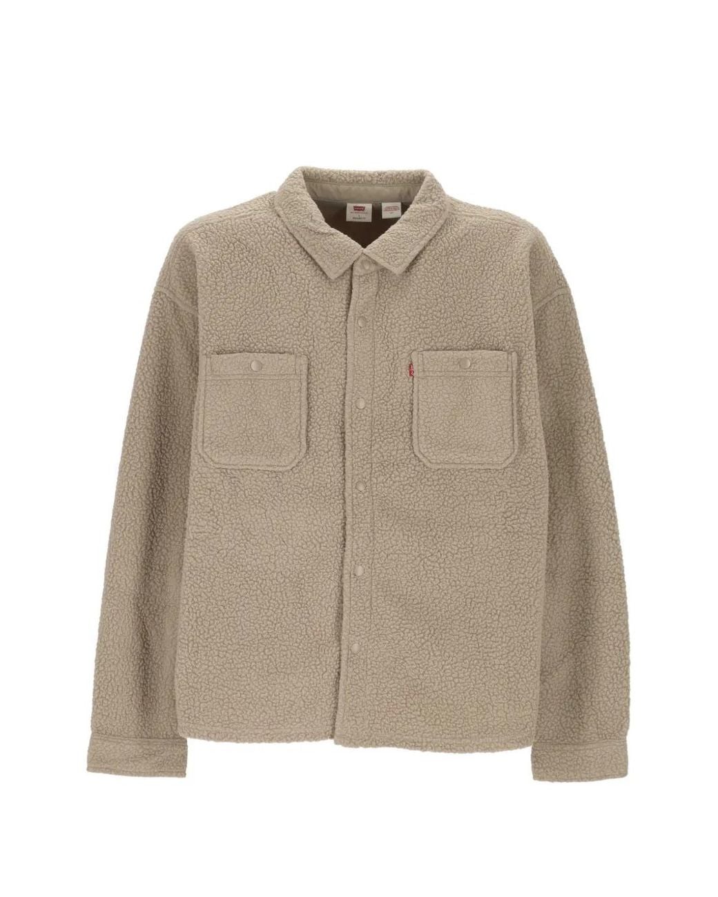Levi's Natural Sherpa-Fleece Overshirt for men