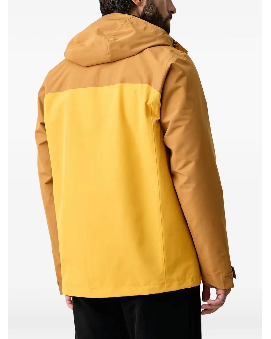 Jack Wolfskin Orange Stonetrail 3In1 Jkt M Hooded Jacket for men