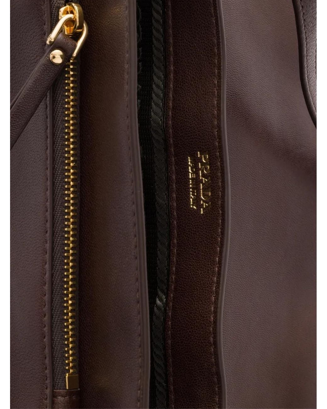 Prada White Nappa-Leather Smartphone Holder