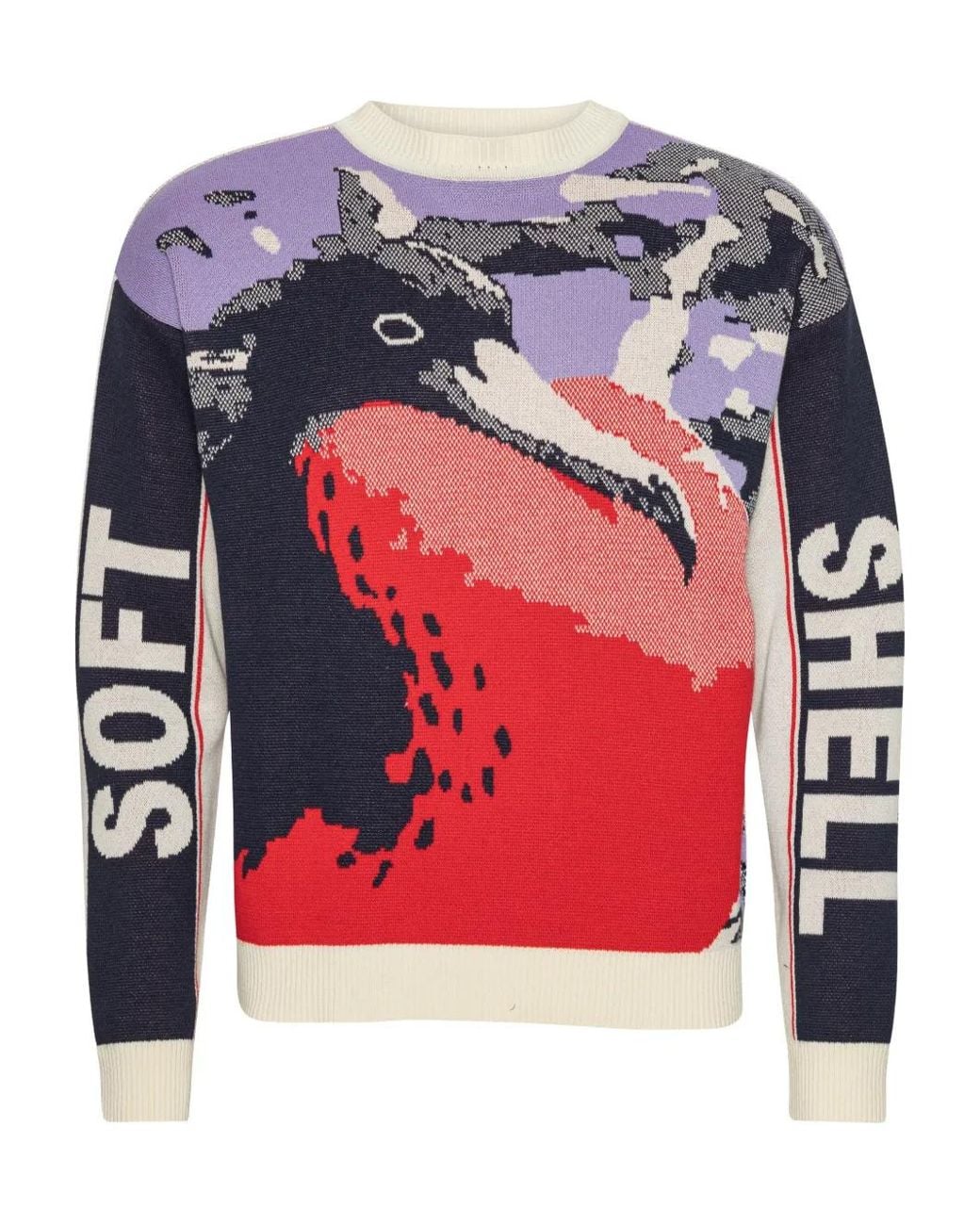 Henrik Vibskov Red Bird Graphic Sweater