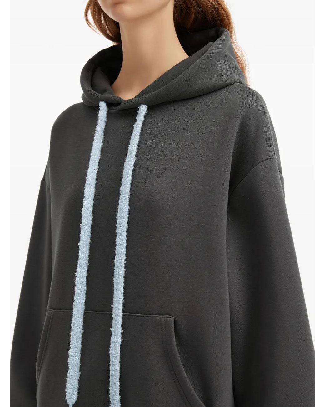 B+ AB Black Drawstring Pocket Hoodie