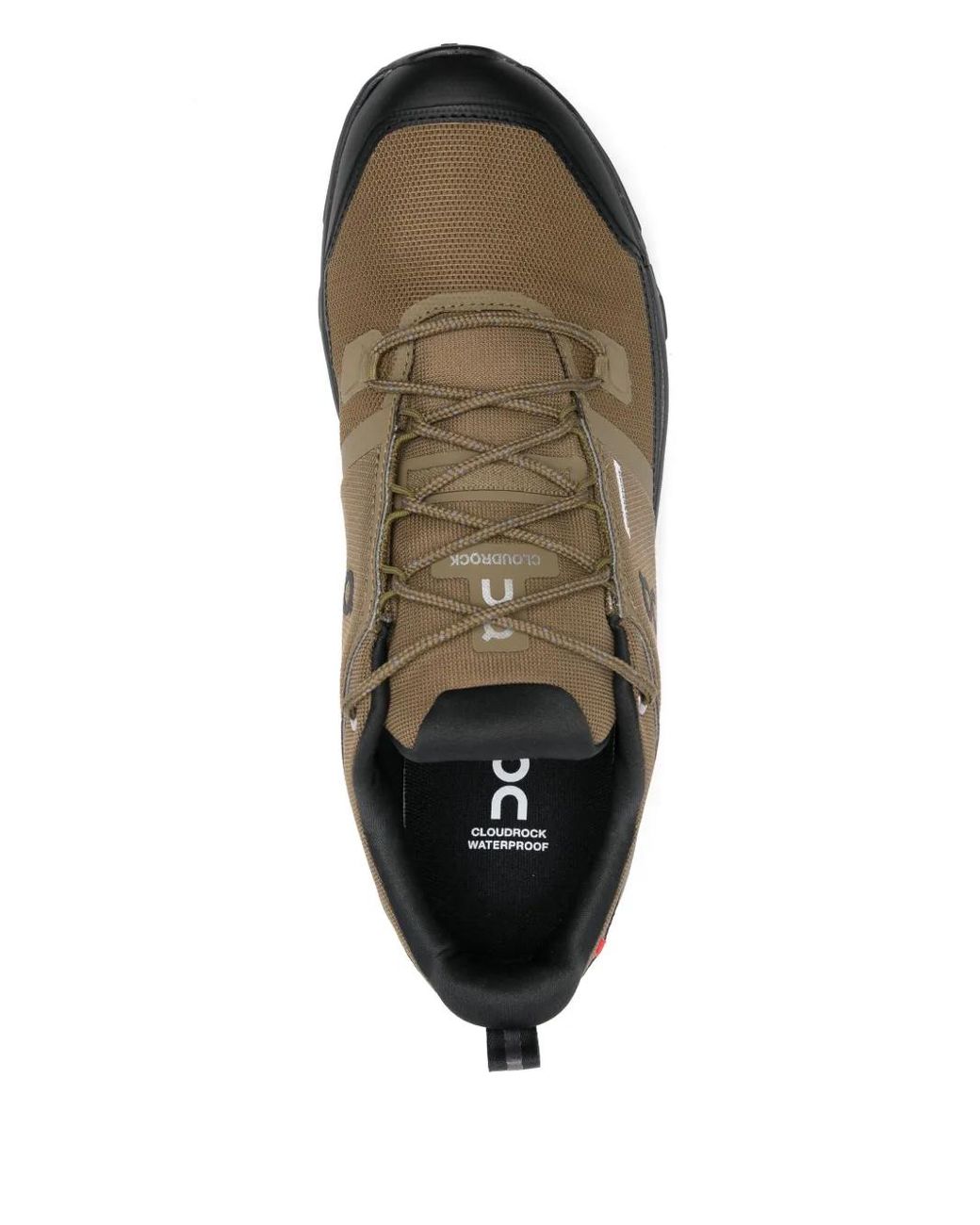 On Shoes Brown Cloudrock Low Waterproof Sneakers for men