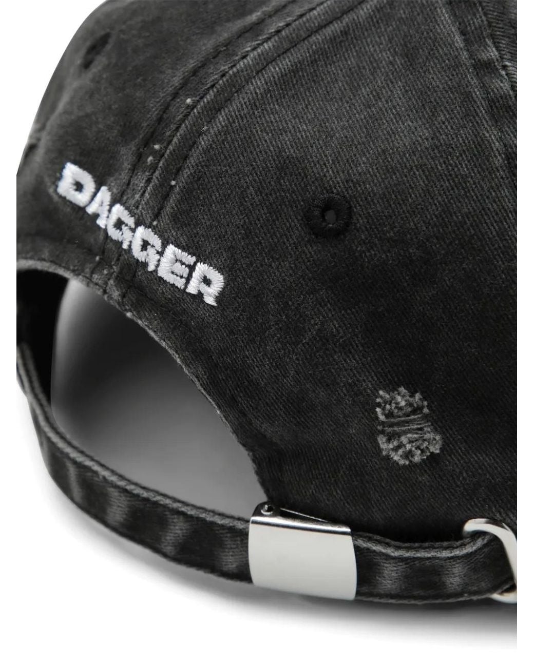 Casquette Brodée À Effet Usé DAGGER en coloris Red