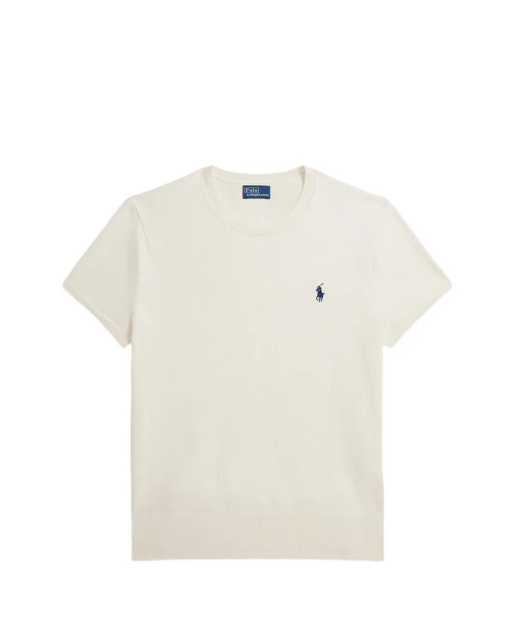 Polo Ralph Lauren White Short Sleeve Knit Top