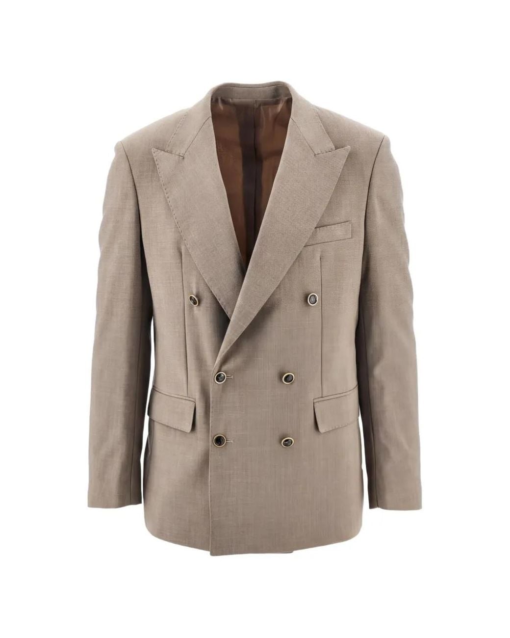 Blazer Con Doble Botonadura MARSĒM de hombre de color Gray