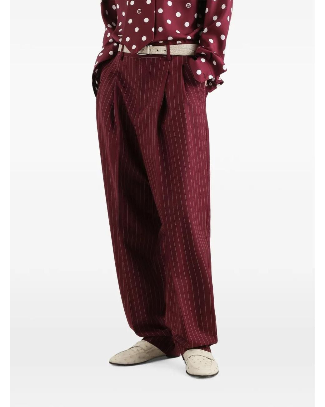 Dolce & Gabbana Purple Double-Breasted Martini Suit for men
