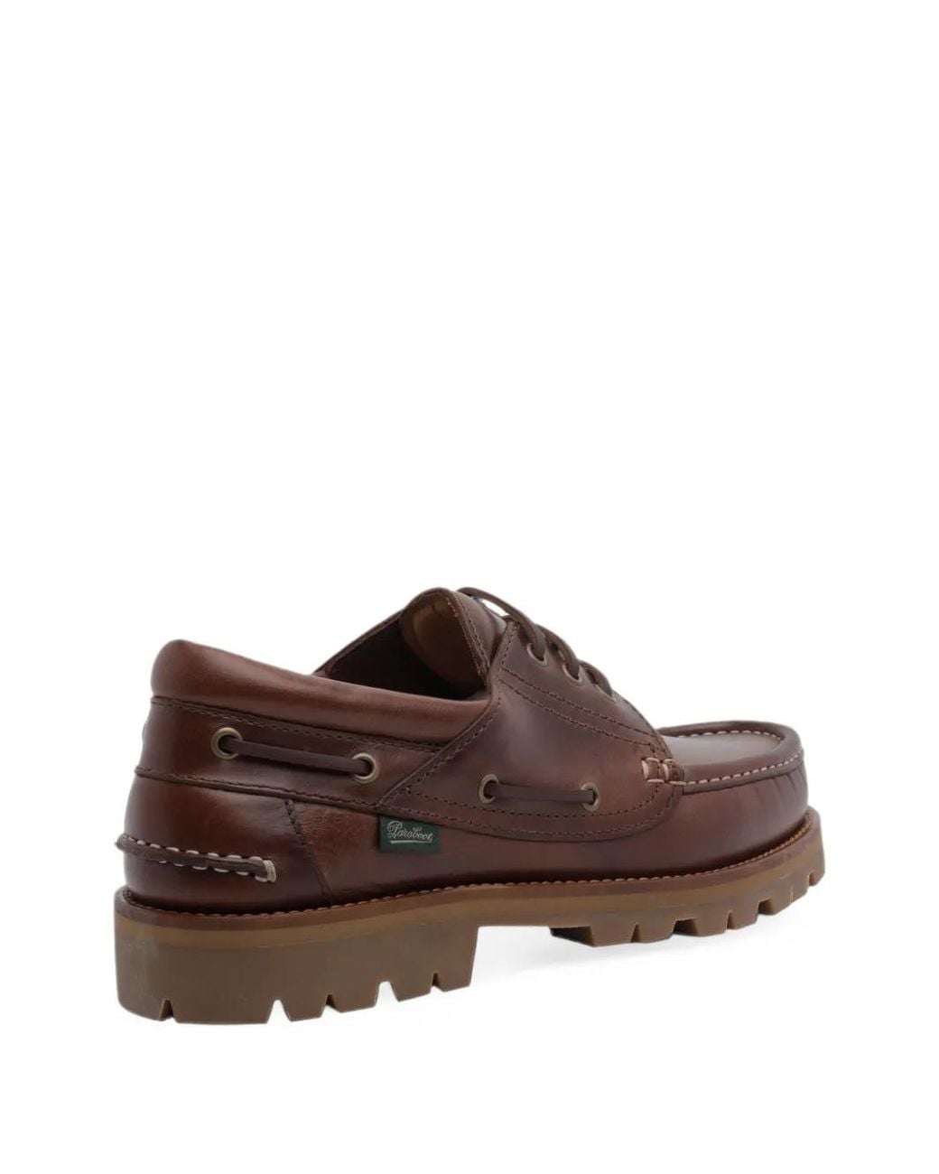 Paraboot Brown Briac Boat Shoes for men