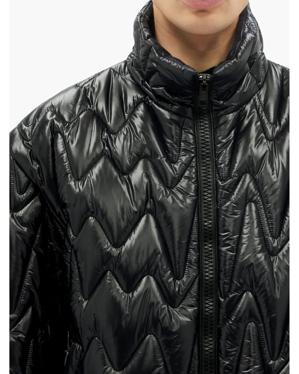 Veste À Design Matelassé MSGM pour homme en coloris Black