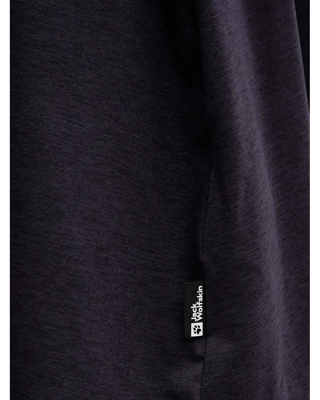Jack Wolfskin Black Travel Short-Sleeve Mini Dress