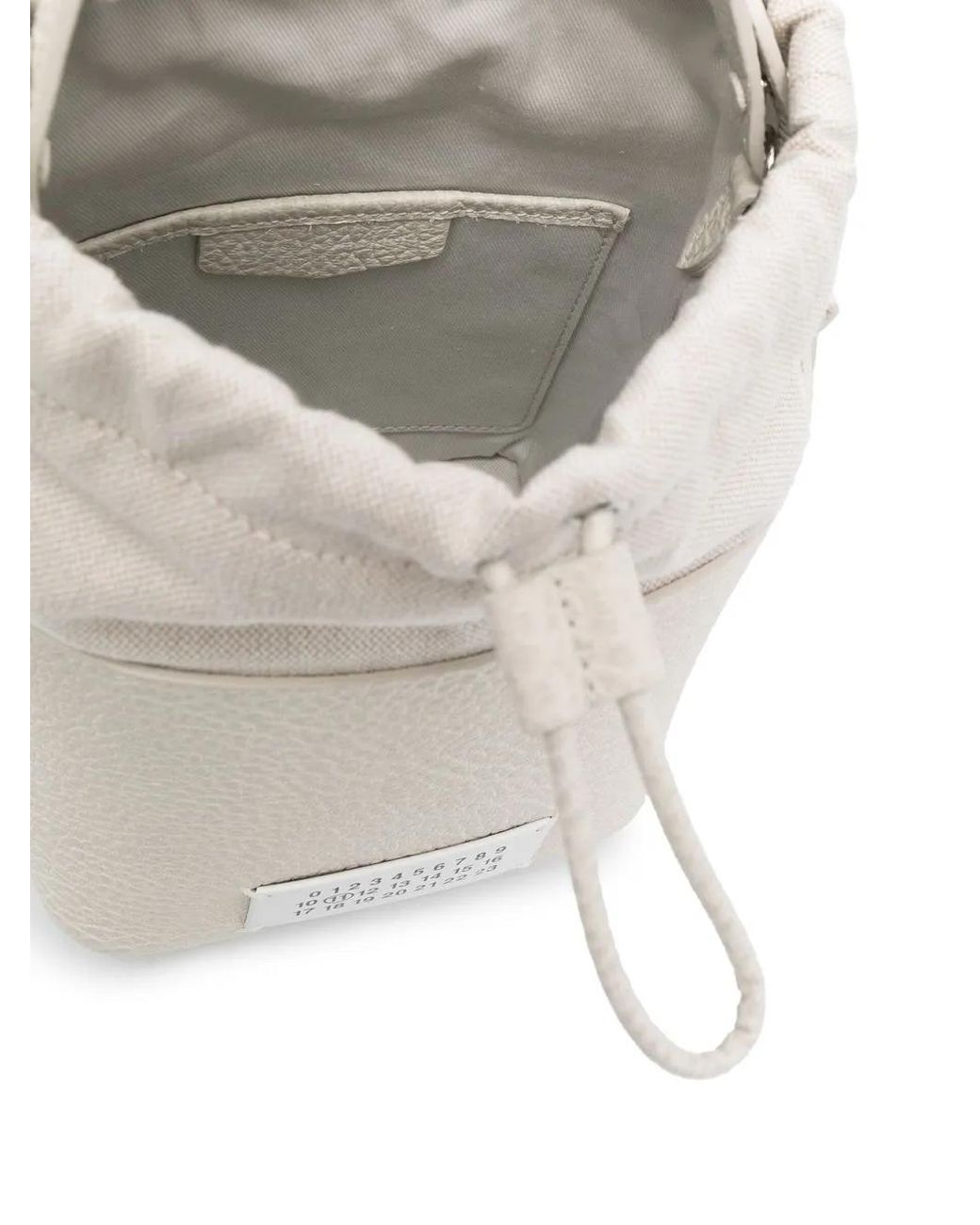 Maison Margiela White 5Ac Small Bucket Bag