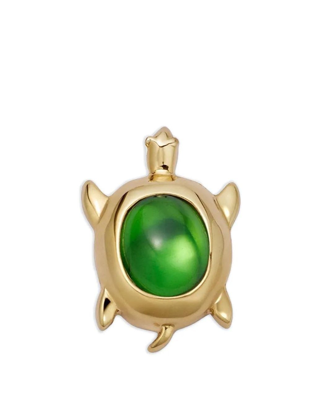 Loquet London Green Sea Turtle Tsavorite Charm